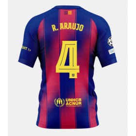 Barcelona Ronald Araujo #4 Hemmakläder 2025-26 Kortärmad